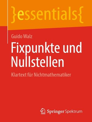 cover image of Fixpunkte und Nullstellen